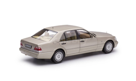 Mercedes-Benz S600 W140 1997 серебристый, масштабная модель, Norev, scale18