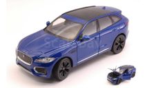 Jaguar F-Pace кроссовер 2016 синий металлик 1:24, масштабная модель, scale24