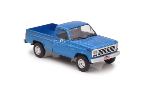Ford F-100 1982 пикап синий, масштабная модель, scale43