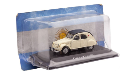 Citroen 2CV 1960 бежевый, масштабная модель, Atlas, scale43, Citroën