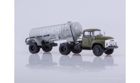 ЗИЛ-130В1 с полуприцепом ТЦ-4, масштабная модель, Автоистория (АИСТ), scale43