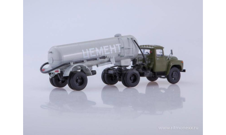ЗИЛ-130В1 с полуприцепом ТЦ-4, масштабная модель, Автоистория (АИСТ), scale43