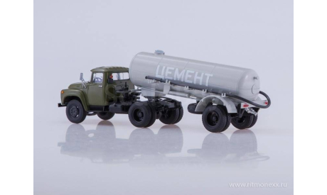 ЗИЛ-130В1 с полуприцепом ТЦ-4, масштабная модель, Автоистория (АИСТ), scale43