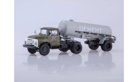 ЗИЛ-130В1 с полуприцепом ТЦ-4, масштабная модель, Автоистория (АИСТ), scale43