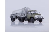 ЗИЛ-130В1 с полуприцепом ТЦ-4, масштабная модель, Автоистория (АИСТ), scale43