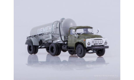 ЗИЛ-130В1 с полуприцепом ТЦ-4, масштабная модель, Автоистория (АИСТ), scale43