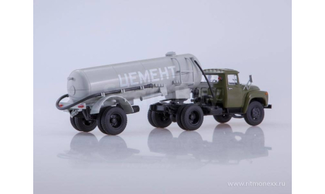 ЗИЛ-130В1 с полуприцепом ТЦ-4, масштабная модель, Автоистория (АИСТ), scale43