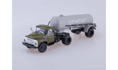 ЗИЛ-130В1 с полуприцепом ТЦ-4, масштабная модель, Автоистория (АИСТ), scale43