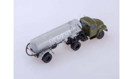 ЗИЛ-130В1 с полуприцепом ТЦ-4, масштабная модель, Автоистория (АИСТ), scale43