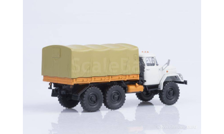 ЗИЛ-131 бортовой с тентом, Автоэкспорт аист, масштабная модель, Автоистория (АИСТ), scale43