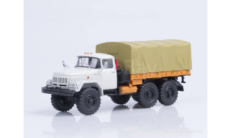 ЗИЛ-131 бортовой с тентом, Автоэкспорт аист, масштабная модель, Автоистория (АИСТ), scale43
