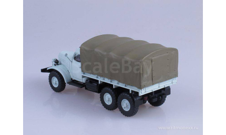 ЗИЛ-157К бортовой с тентом аист, масштабная модель, Автоистория (АИСТ), scale43