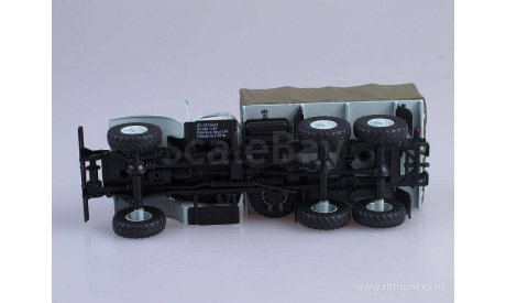 ЗИЛ-157К бортовой с тентом аист, масштабная модель, Автоистория (АИСТ), scale43