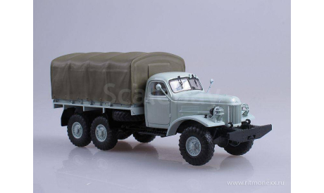 ЗИЛ-157К бортовой с тентом аист, масштабная модель, Автоистория (АИСТ), scale43