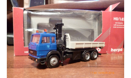 HERPA---IVECO abrollkip 1:87, масштабная модель, 1/87