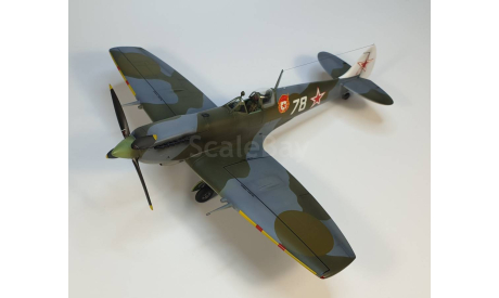 Супермарин Спитфайр 9 1/48 (собран и окрашен), масштабные модели авиации, Spitfire, scale48