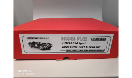 Lancia D24 Sport Targa Florio 1/12 kit MG Models Plus, сборная модель автомобиля, scale12
