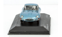 Jaguar E-Type, metallic-light blue 1961, редкая масштабная модель, WhiteBox, scale43