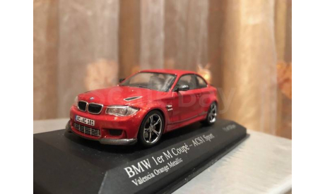 BMW 1 series M Coupe ACS1 Sport 2011 1:43 Minichamps Valencia Orange БМВ Миничампс, масштабная модель, 1/43