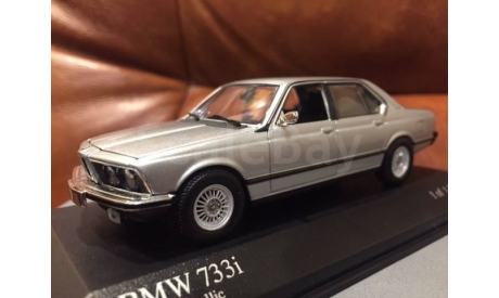 BMW 733i 7-series E23 Silver Minichamps Limited Edition, масштабная модель, 1:43, 1/43