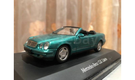 Mercedes Benz CLK Cabrio W208 A208 1:43 Schuco Мерседес Шуко Компрессор, масштабная модель, 1/43, Mercedes-Benz