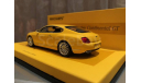 Bentley Continental GT 1:43 Minichamps Бентли Миничампс, масштабная модель, 1/43