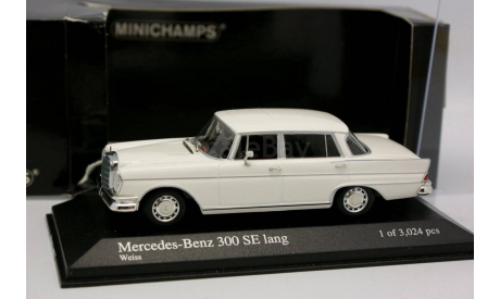 Mercedes-Benz 300 SE Lang  W112 1:43 Minichamps, масштабная модель, 1/43