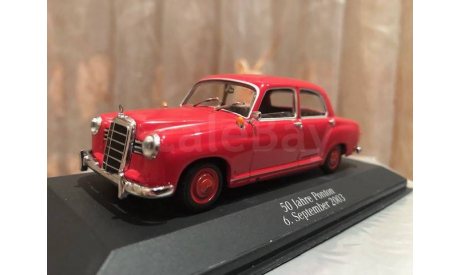 Mercedes Benz 180 Ponton W120 1:43 Minichamps Мерседес Понтон Миничампс, масштабная модель, 1/43, Mercedes-Benz