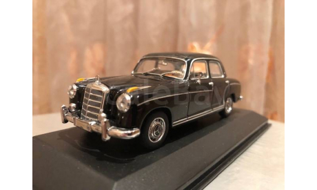 Mercedes Benz 220 S W128 Ponton 1:43 Minichamps Black Мерседес Понтон Миничампс, масштабная модель, 1/43, Mercedes-Benz