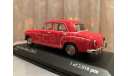 Mercedes Benz 220 S W128 Ponton 1:43 Minichamps Red Мерседес Понтон Миничампс, масштабная модель, 1/43, Mercedes-Benz