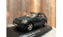 Mercedes Benz ML class ML350 W164 Minichamps Green Мерседес Миничампс, масштабная модель, 1:43, 1/43, Mercedes-Benz