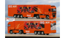 Herpa 1:87 HO -- DAF 95XF с полуприцепом, масштабная модель, 1/87