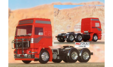 Albedo 1:87 HO -- тягач Volvo F12 Globetrotter, масштабная модель, Herpa, scale87