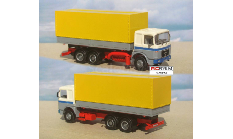 Herpa 1:87 HO -- MAN F8 UNTERFLUR !!!, масштабная модель, Конверсии мастеров-одиночек, scale87