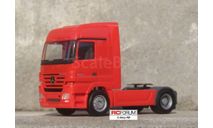 Herpa 1:87 HO -- тягач Mercedes-Benz Actros красный, масштабная модель, scale87