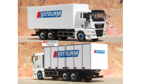 Herpa 1:87 HO -- MAN TGX ’Kiitolinja’, масштабная модель, scale87