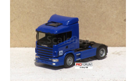 Herpa 1:87 HO -- тягач Scania R164LA, масштабная модель, 1/87