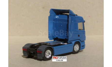 Herpa 1:87 HO -- тягач Scania R440LA -- 2010, масштабная модель, 1/87