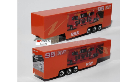 Herpa 1:87 HO -- полуприцеп фургон DAF, масштабная модель, scale87