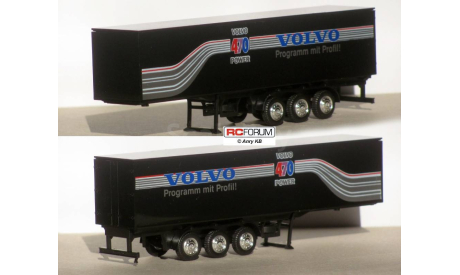 Herpa 1:87 HO -- полуприцеп фургон Volvo, масштабная модель, 1/87