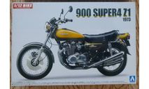 Kawasaki 900 Super4 Z1, сборная модель мотоцикла, Aoshima, scale12