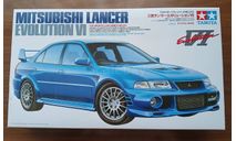 24213 Tamiya Mitsubishi Lancer Evolution VI, сборная модель автомобиля, scale24