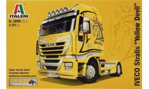 3898 IVECO Stralis ’Yellow Devil’, сборная модель автомобиля, Italeri, scale24