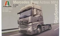 Mercedes Benz Actros MP4 Gigaspace, сборная модель автомобиля, Italeri, scale24, Mercedes-Benz