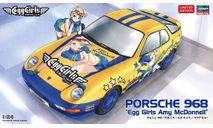 Porsche 968 ’Egg Girls Amy McDonnell’, сборная модель автомобиля, Hasegawa, scale24