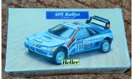 Peugeot 405 Dakar кит 1:43, сборная модель автомобиля, Heller, scale43