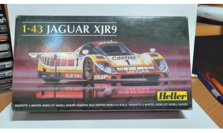 Jaguar XJR9 SILK CUT LM-1988 №1, сборная модель автомобиля, Heller, scale43