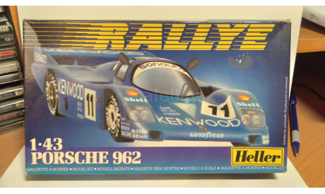 Porsche 962C Kenwood LM-1985 №11, сборная модель автомобиля, Heller, 1:43, 1/43