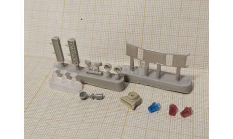 Набор деталей ГАЗ-24 ГАИ СССР (поздний, вариант 2), запчасти для масштабных моделей, Конверсии мастеров-одиночек, scale43