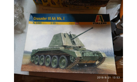 CRUSADER III AA MK.I, сборные модели бронетехники, танков, бтт, Italeri, scale35